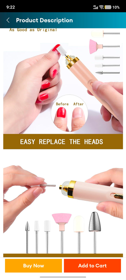 Salon nail kit 6 in 1